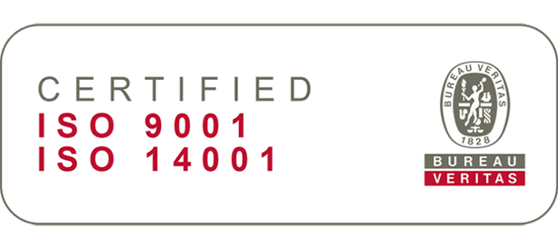 Bureau Veritas – geprüfte Qualität (ISO 9001 / 14001)