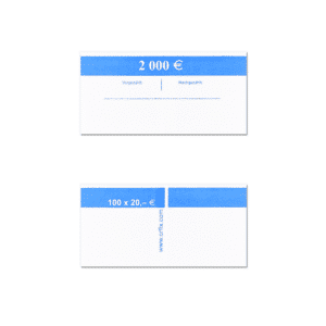Geldscheinbanderole für Banknoten: 100 x 20 €