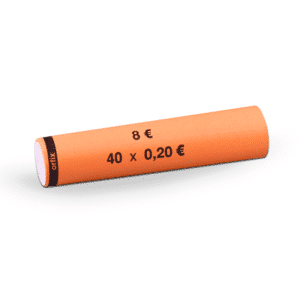 Münzhülsen 20 Cent – 40 Stück je Hülse