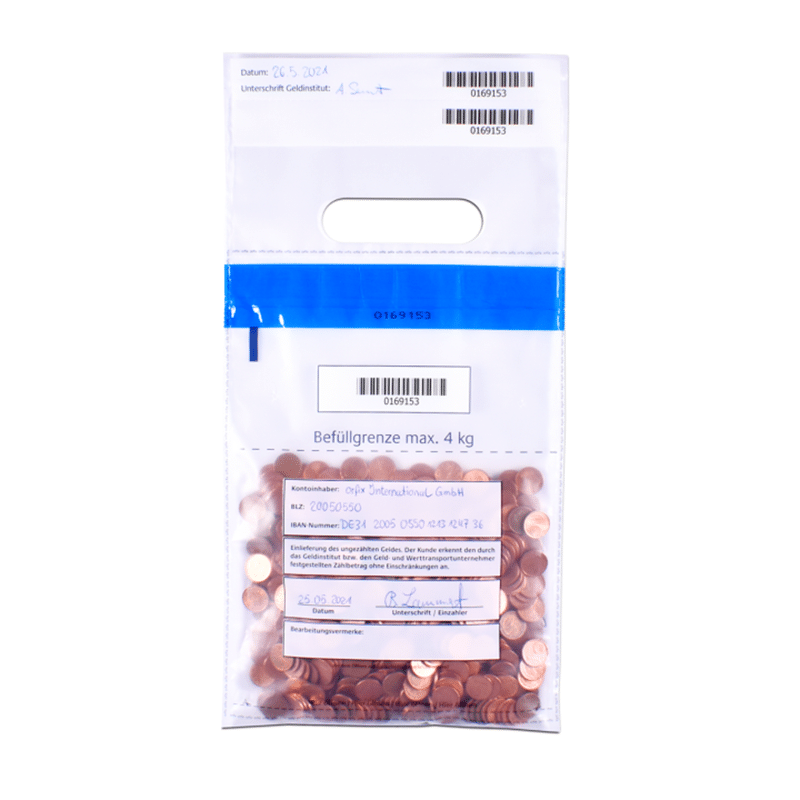 orfix Safebag ungezähltes Geld 195×280mm – Bild 2
