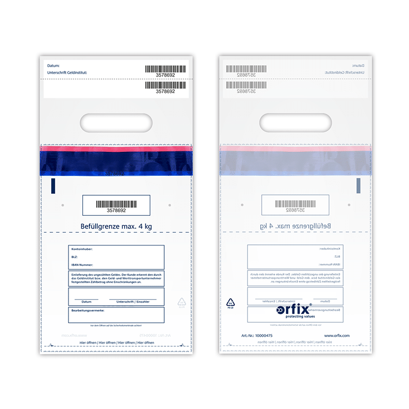 orfix Safebag ungezähltes Geld 195×280mm – Bild 4