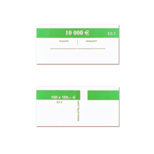 Geldscheinbanderole für Banknoten: 100 x 100 €