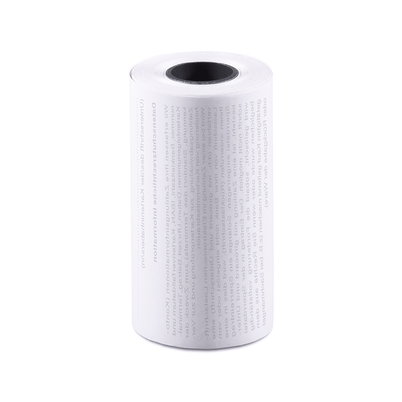 SEPA-Thermorollen 57 mm – mit Lastschrifttext