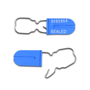 Schlüsselplombe mit 1,2 mm Stahlbügel – transparent - BUNDLE
